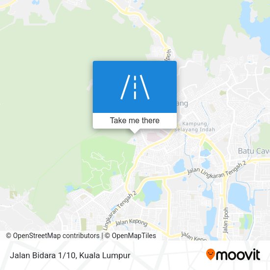Jalan Bidara 1/10 map
