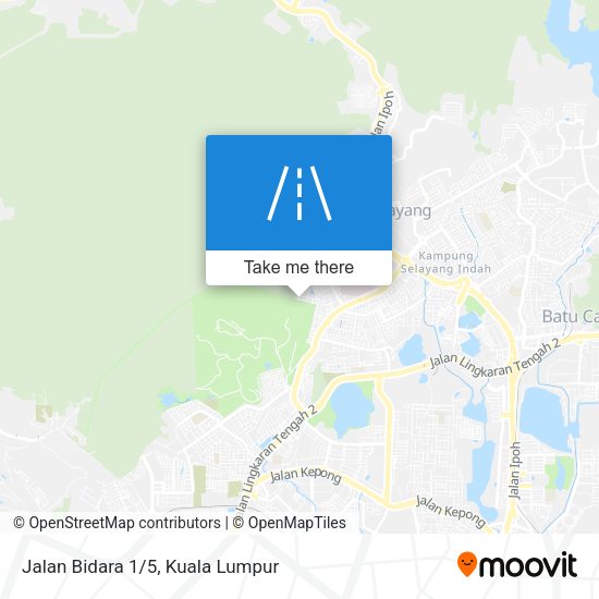 Jalan Bidara 1/5 map