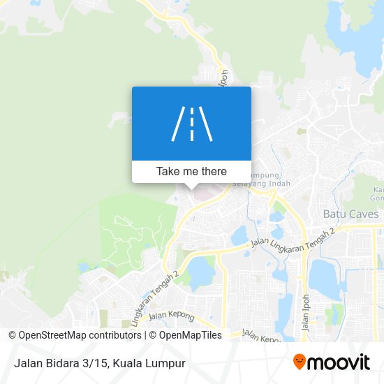 Jalan Bidara 3/15 map