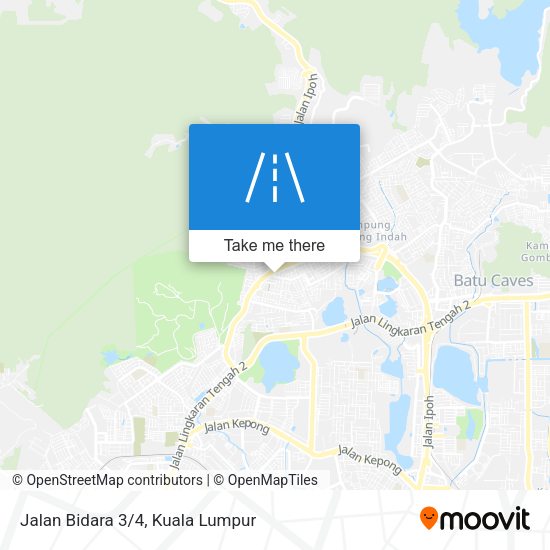 Jalan Bidara 3/4 map