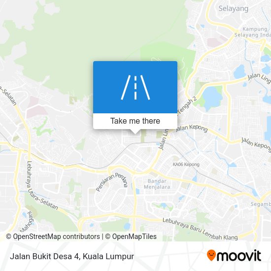 Jalan Bukit Desa 4 map