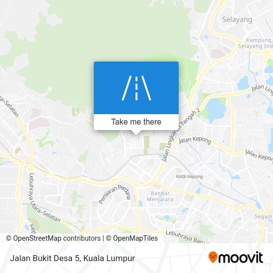 Jalan Bukit Desa 5 map