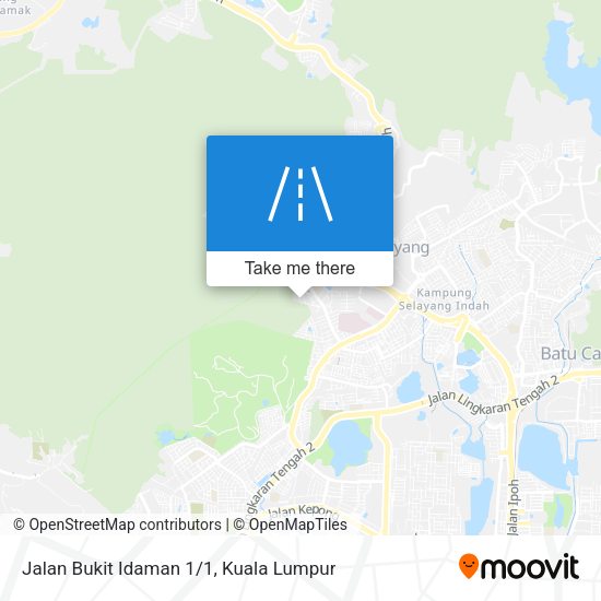 Peta Jalan Bukit Idaman 1/1