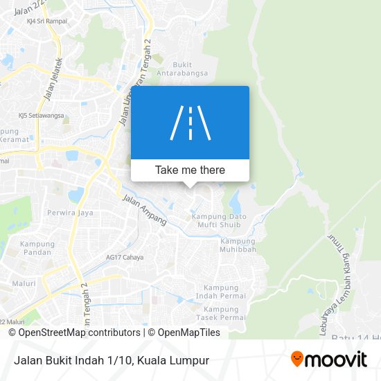 Peta Jalan Bukit Indah 1/10