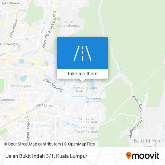 Jalan Bukit Indah 3/1 map
