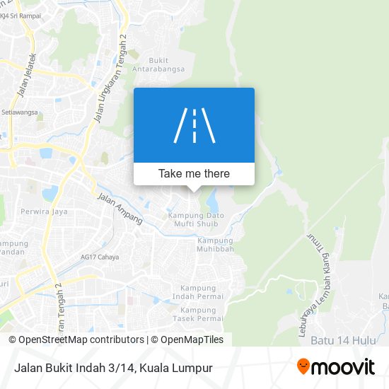 Jalan Bukit Indah 3/14 map
