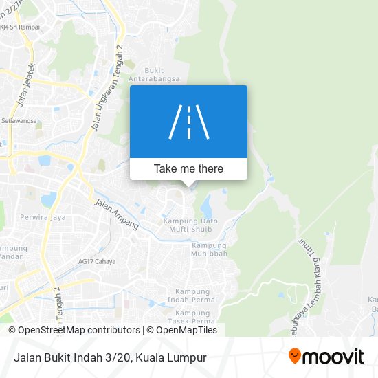 Jalan Bukit Indah 3/20 map