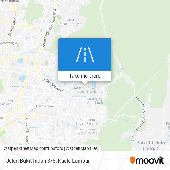 Jalan Bukit Indah 3/5 map