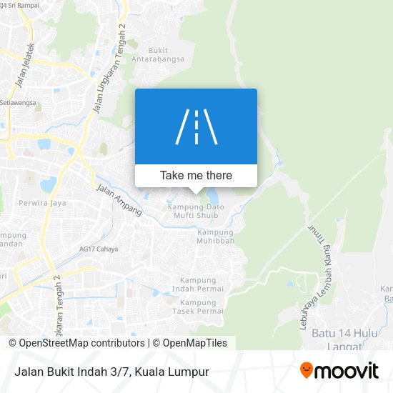 Jalan Bukit Indah 3/7 map