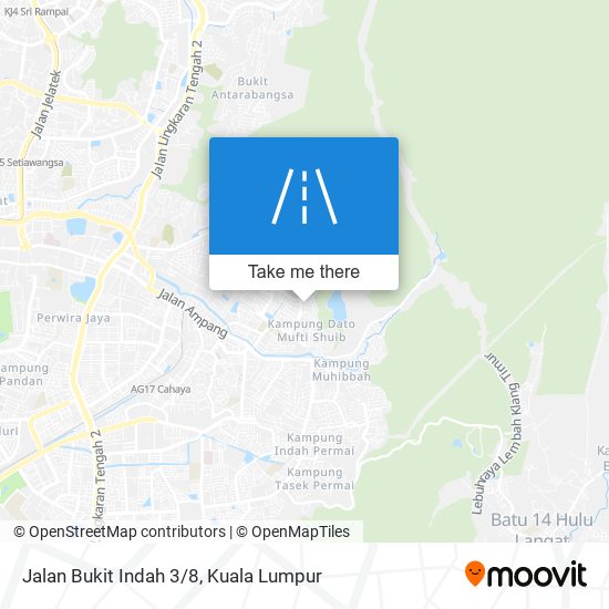 Jalan Bukit Indah 3/8 map