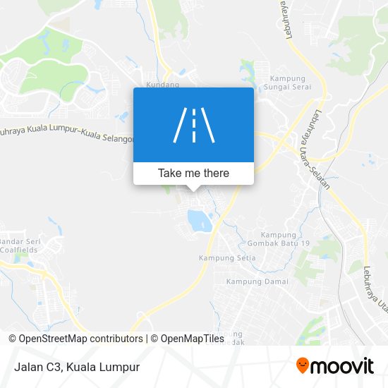 Jalan C3 map