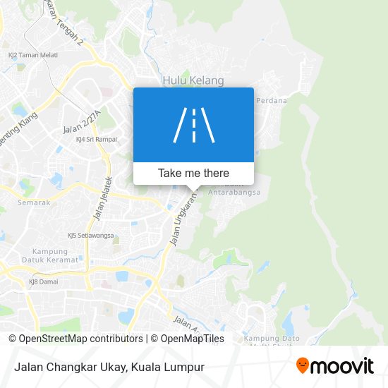 Jalan Changkar Ukay map