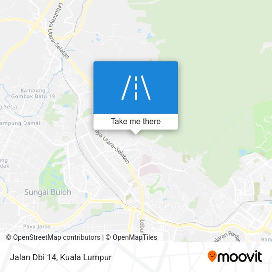 Jalan Dbi 14 map