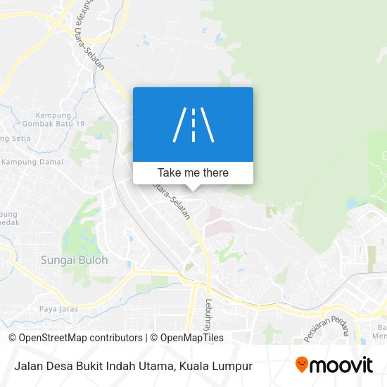 Jalan Desa Bukit Indah Utama map