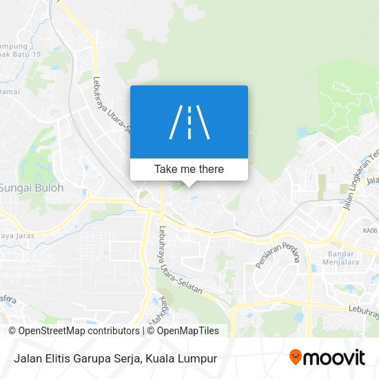 Peta Jalan Elitis Garupa Serja