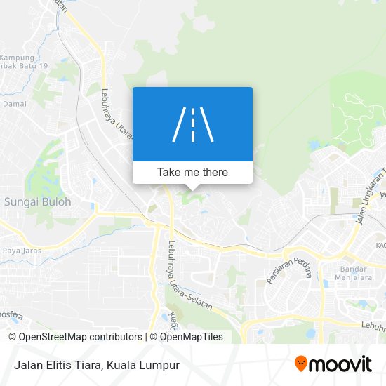 Peta Jalan Elitis Tiara