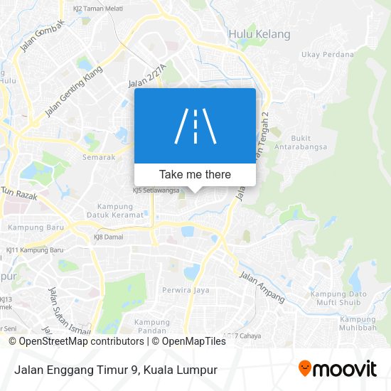 Peta Jalan Enggang Timur 9