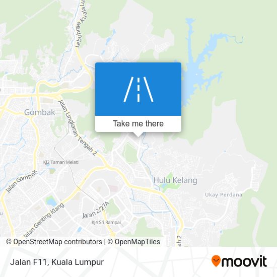 Jalan F11 map