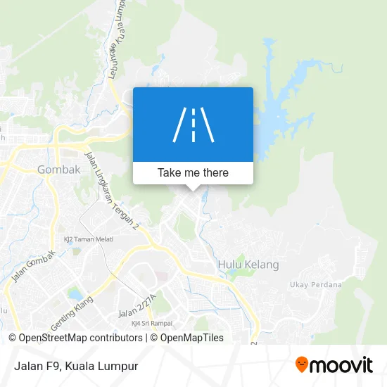 Jalan F9 map