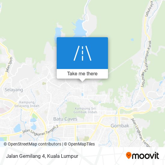 Jalan Gemilang 4 map