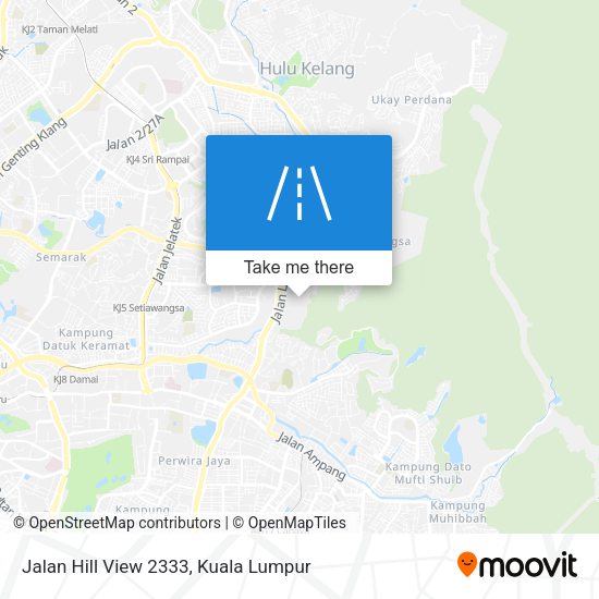 Jalan Hill View 2333 map
