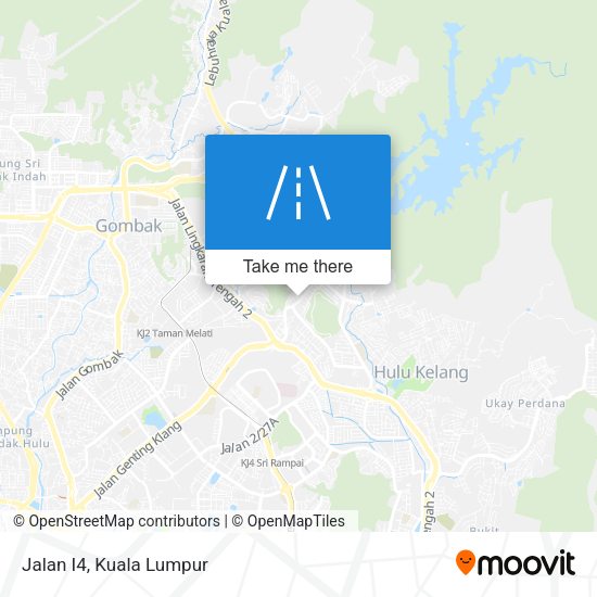 Jalan I4 map