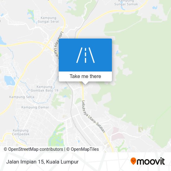 Jalan Impian 15 map