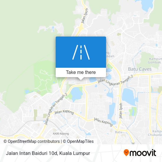 Peta Jalan Intan Baiduri 10d