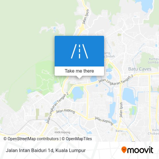 Jalan Intan Baiduri 1d map