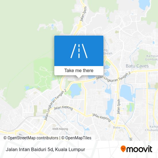 Jalan Intan Baiduri 5d map