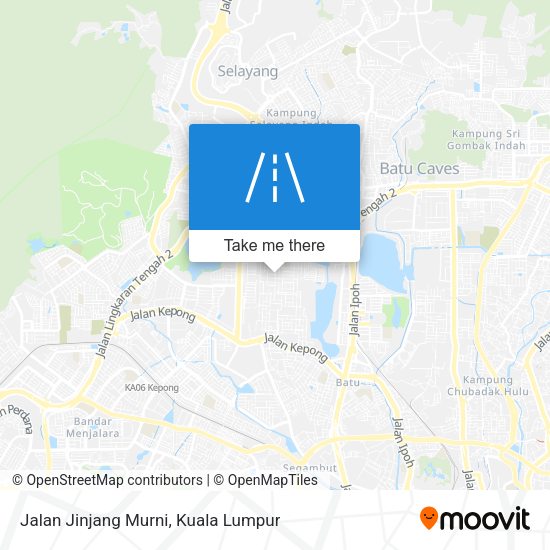 Jalan Jinjang Murni map
