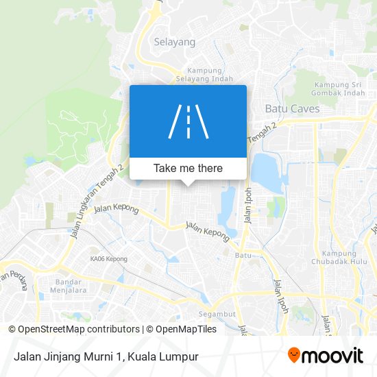 Jalan Jinjang Murni 1 map