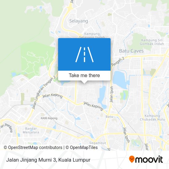 Peta Jalan Jinjang Murni 3