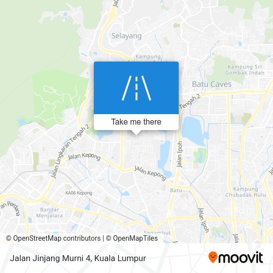 Jalan Jinjang Murni 4 map