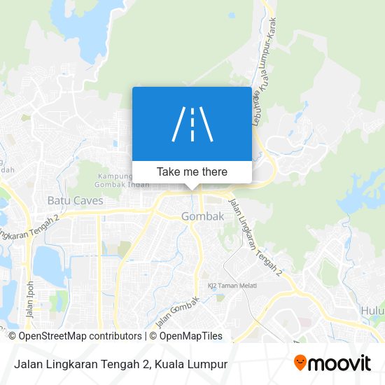 Peta Jalan Lingkaran Tengah 2
