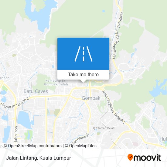 Jalan Lintang map