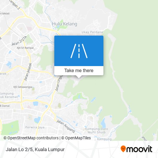 Jalan Lo 2/5 map