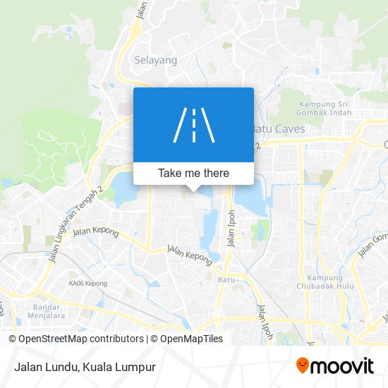 Jalan Lundu map