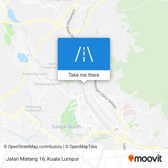 Jalan Matang 16 map