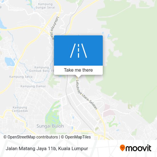 Jalan Matang Jaya 11b map