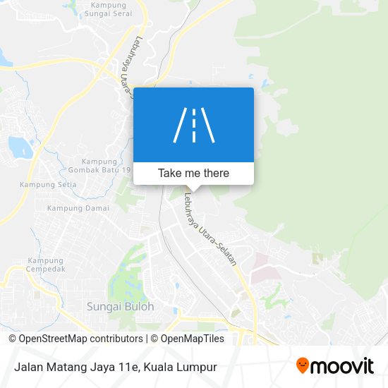 Jalan Matang Jaya 11e map