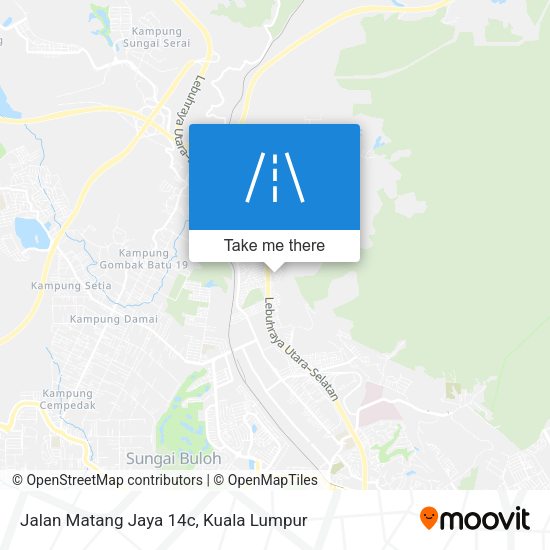 Jalan Matang Jaya 14c map
