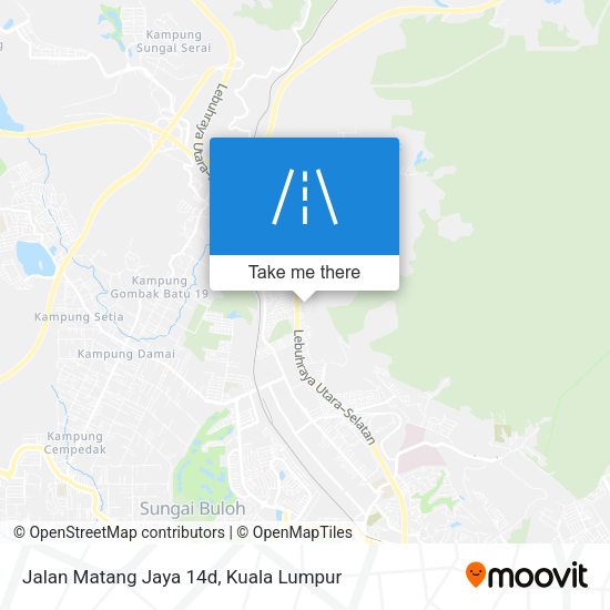 Jalan Matang Jaya 14d map