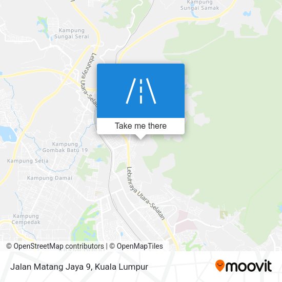 Peta Jalan Matang Jaya 9