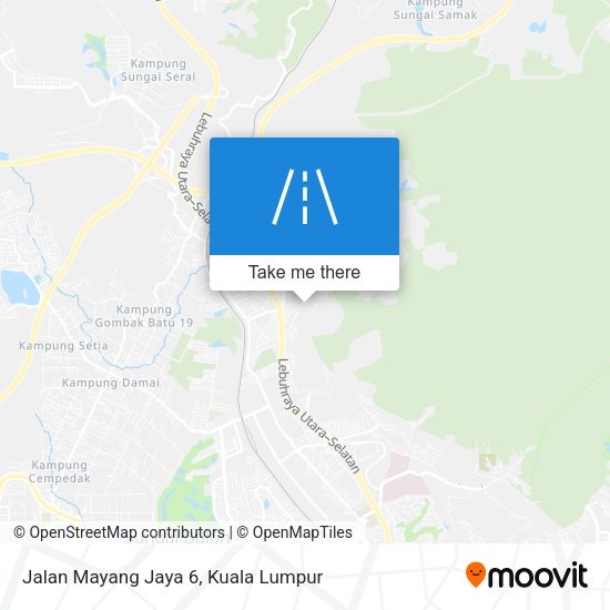 Peta Jalan Mayang Jaya 6