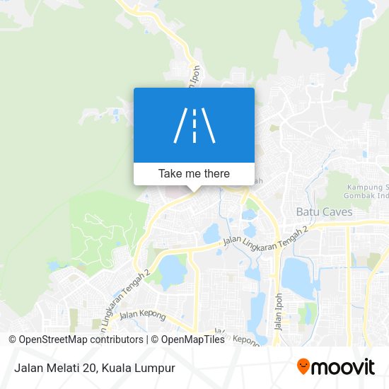 Peta Jalan Melati 20