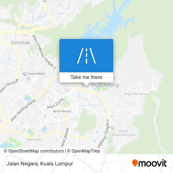 Jalan Negara map