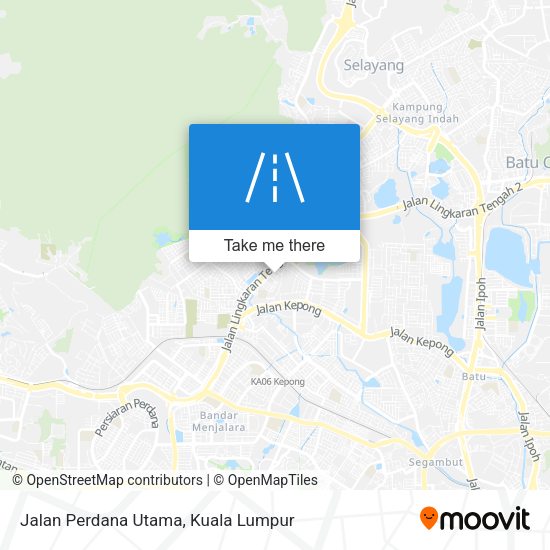 Peta Jalan Perdana Utama