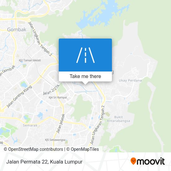 Jalan Permata 22 map