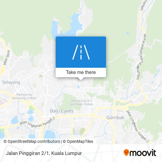 Jalan Pinggiran 2/1 map